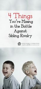 4 Things You're Missing In the Battle Against Sibling Rivalry