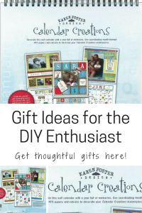 Gift Ideas for the DIY Enthusiast DIY-er DIY lover blank wall calendar