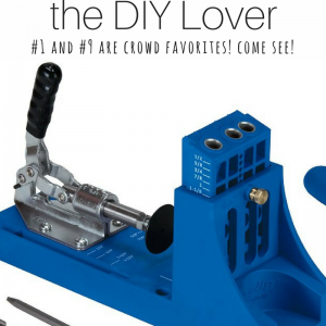 Gifts for the DIY Lover, DIY enthusiast, Gift ideas for the DIY enthusiast, 10 perfect gifts for the DIY lover, kreg jig, washi tape, heat gun, personal tool set, Christmas gifts, Christmas gift ideas, gifts to give your DIY-er, gifts for the DIY-er in your life