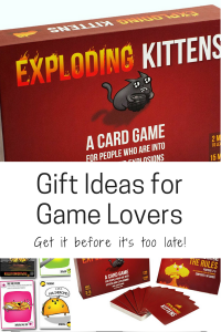 gift ideas for game lovers family exploding kittens