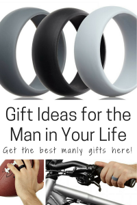 Gift ideas for the man in your life silicone men wedding rings