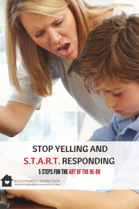 Try a different way and stop yelling. Start responding.
